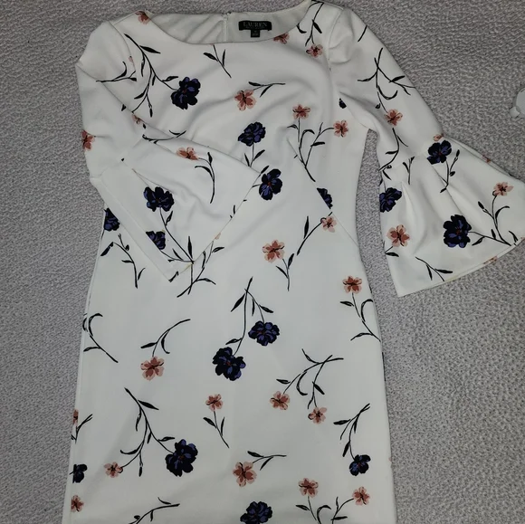 Ralph Lauren Stunning 😍 Boho Style Floral Bell Sleeve Dress - Picture 11 of 16